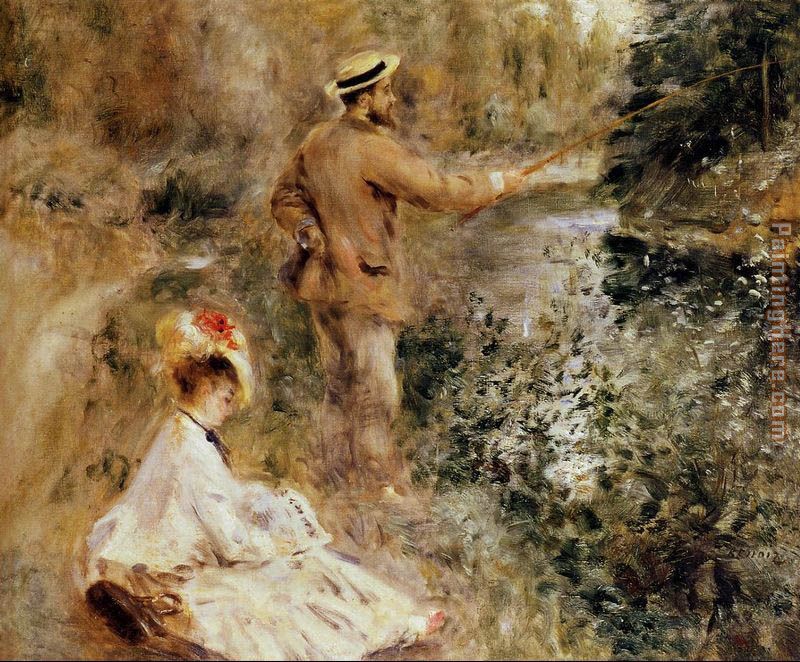 The Fisherman painting - Pierre Auguste Renoir The Fisherman art painting